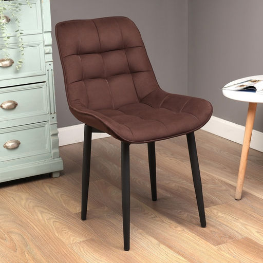 Стул «Бостон», обивка velutto 24, цвет шоколад