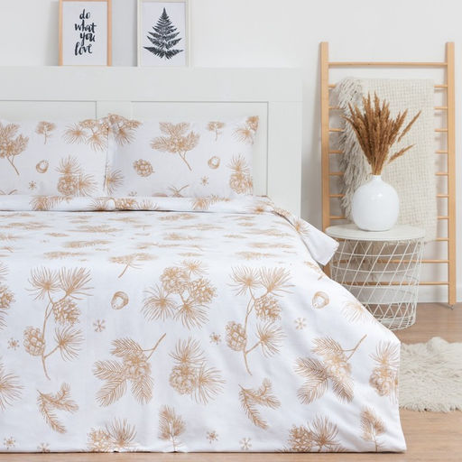 Постельное бельё LoveLife 2сп Шишки 175х215 см, 200х225 см, 50х70 см-2шт, 100%хлопок, сатин