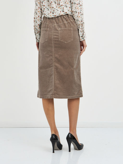 юбка из хлопка с разрезом - Glenfield фото 5