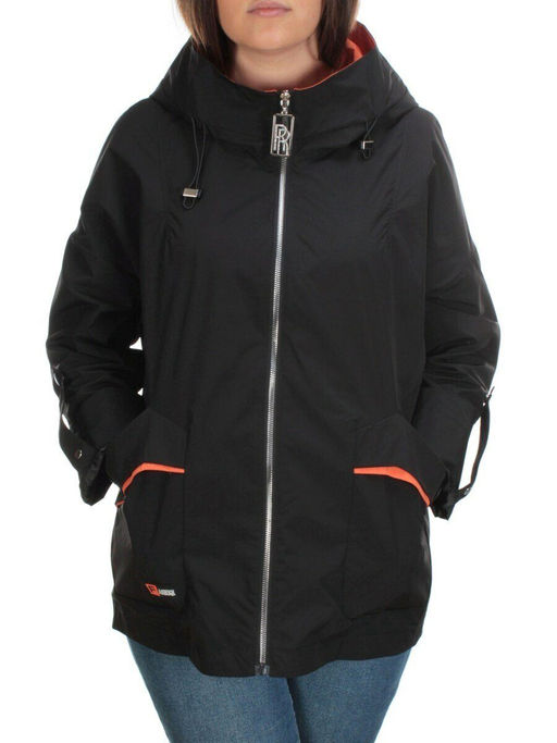 F2101 BLACK Ветровка женская MARIA - Фабричный китай фото 2