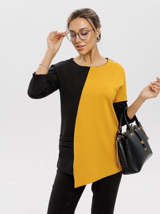 Туника женская Т-143 (нейлон г/к) Индиго - Elenatex фото 31