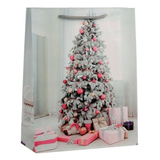 Цена за 12 шт. Пакет подарочный 26х32х10 / NG28 /уп 12/480/Новый год - Галеонтрейд фото 2