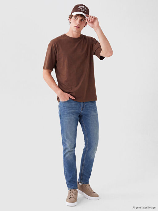 750 Slim Fit Erkek Jean Pantolon - Waikiki фото 2