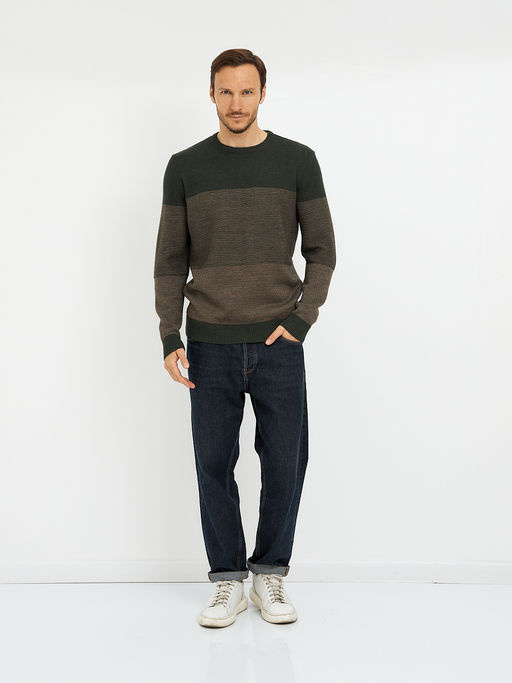 джемпер мужской в широкую полоску - Glenfield фото 2