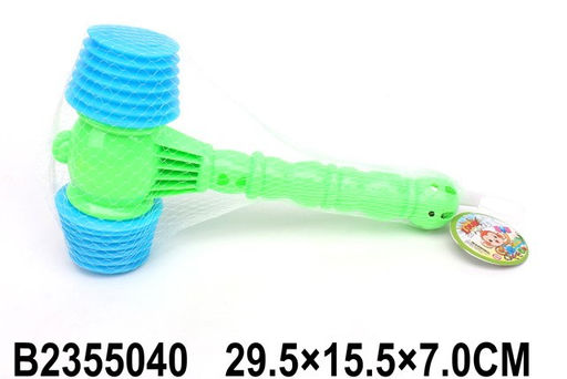 Молоточек - пищалка 29,5*15,5см (2355040) в сетке
