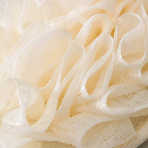 Цена за 2 шт. Мочалка для тела массажная со скрабером Доляна «Афродита», 11×16 см, бежевая