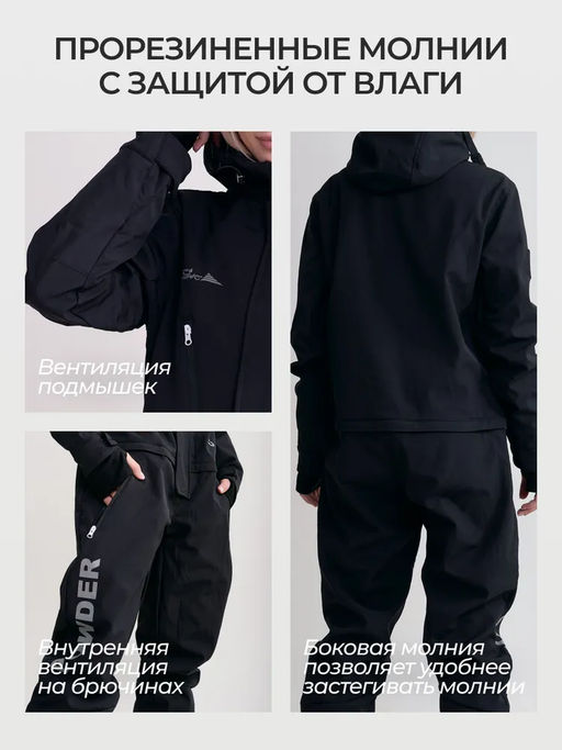 Комбинезон женский Saimaa, демисезонный, мятный  фото 15