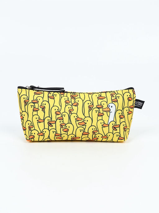 Пенал школьный, текстиль, «Гуси»