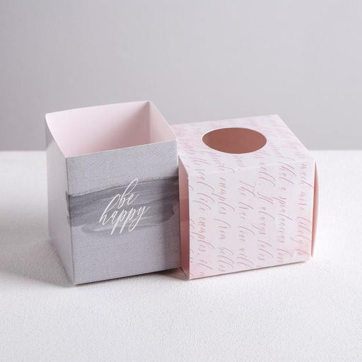 Цена за 5 шт. Коробка бонбоньерка, упаковка подарочная, «For you», 6×7×6 см