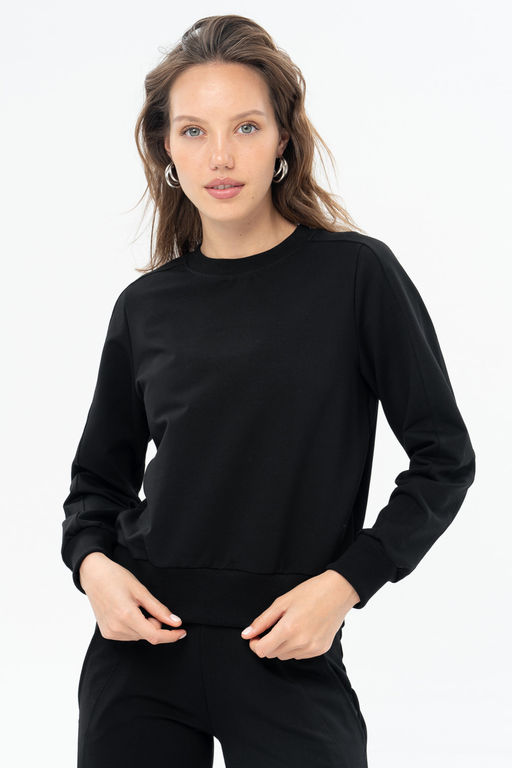 Джемпер женский 451L3-37 черный - Solo mio фото 6