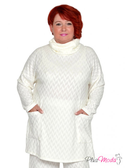 Свитер Модель №1649 размеры 44-84 - Plusmoda фото 6