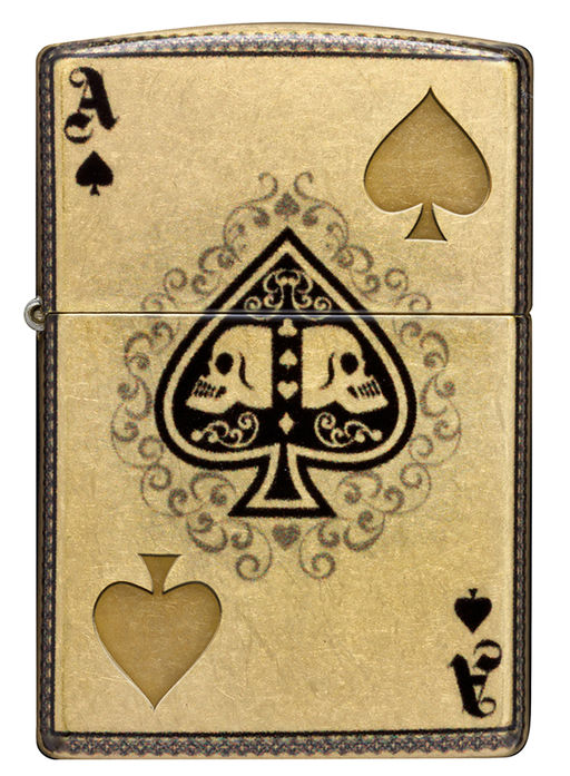 Зажигалка ZIPPO Туз черепов | Ace of Skulls 46388  фото 2