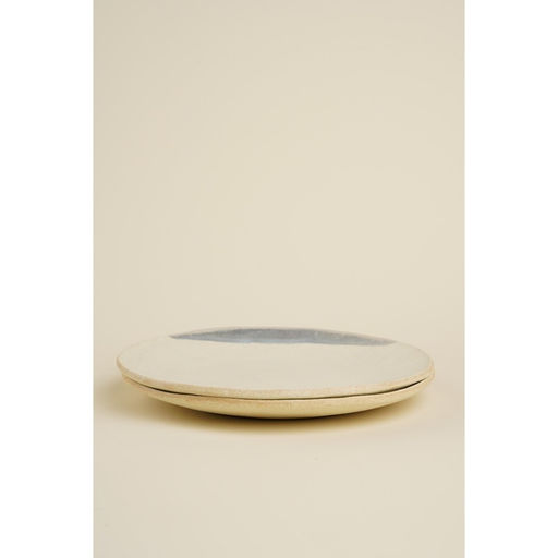 Тарелки SL Home Волны Сардинии, d=21.5 см, фарфор, набор 2 шт., бежевые