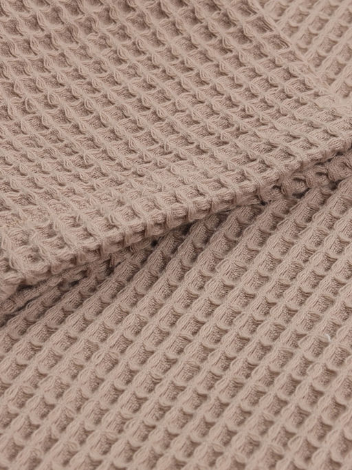 Халат вафельный мужской SL HOME: Boho «Саббиа», размер S, хлопок 100%, коричневый