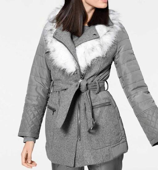 Пальто-куртка, серый - Heine фото 4