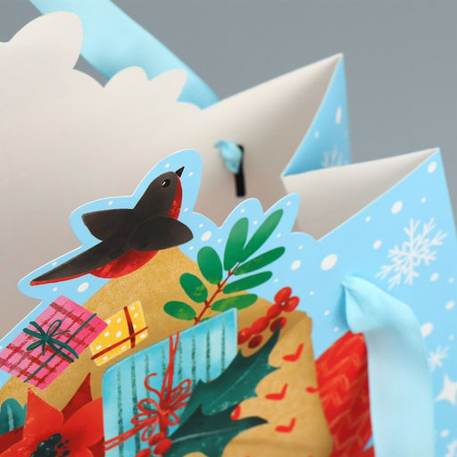 Пакет подарочный Уютного Нового Года, 25 30 10 см - Дарите счастье фото 5