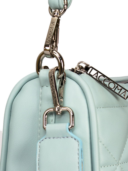 LACCOMA сумка Айлин-Ф826-голубой эко кожа хлопок фото 5