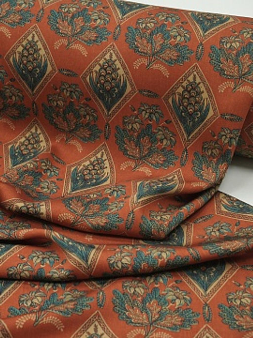 Штапель Премиум Акмаль цв.темно-кирпичный, ш.1.5м, вискоза-100%, 125гр/м.кв - Купава фото 10