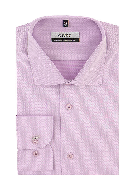 Сорочка мужская длинный рукав GREG 713/191/8281/Z_GB  фото 2