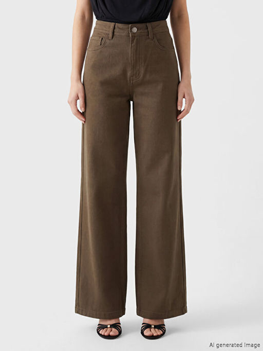 Джинсы женские wide leg