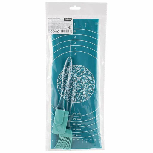 Набор для выпечки CLASSICA 3 предмета: кисточка, лопатка, коврик (силикон) арт.103587 - Mallony фото 3