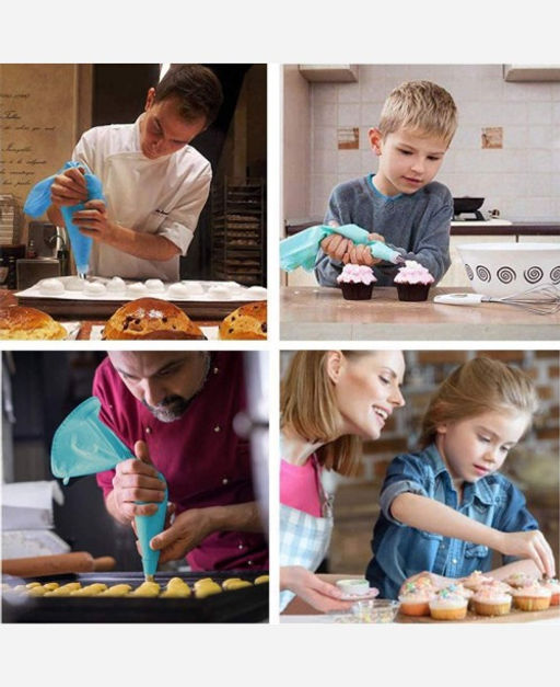 Набор для декорирования выпечки (Мешок+ 6 стальных насадок) 9046229 - Yiwu youda import & export co фото 7