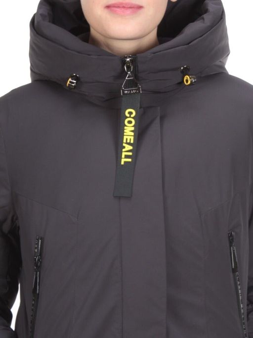 YR-961 DARK GRAY Пальто зимнее женское АЛИСА (200 гр. холлофайбера) - Fashion фото 10