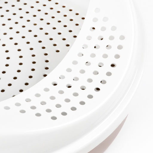 Лоток для кошек «Космо, 51.9×37.8×21.3 см, с сеткой и бортом, пластик, коричневый