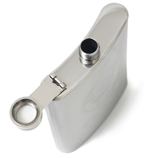 Фляжка Герб СССР, 240 мл, хром