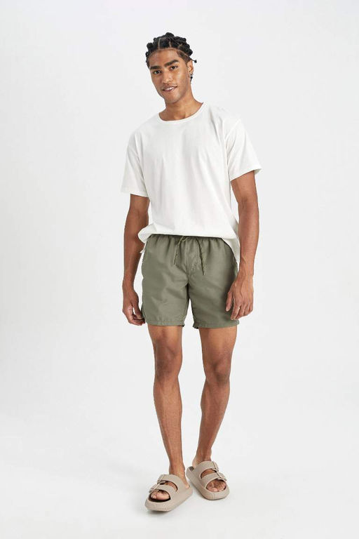 Regular Fit File Astarl? Diz Ustu Deniz Sortu - Defacto фото 2