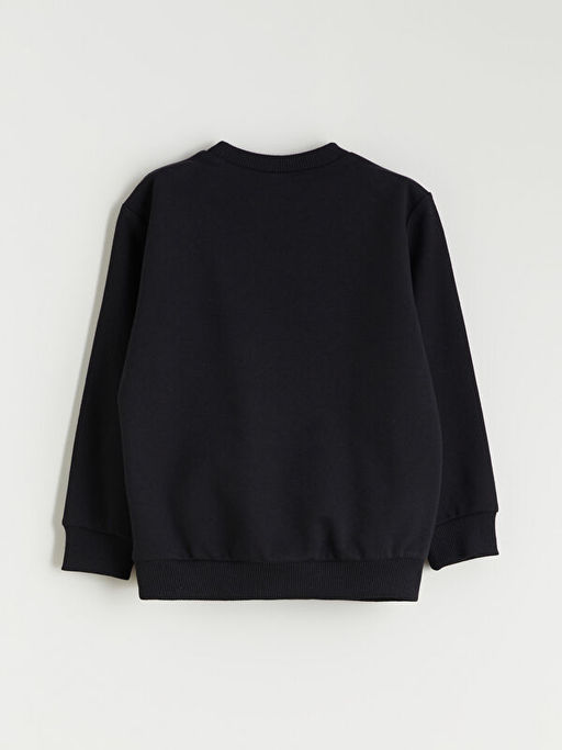Aslan Bask?l? Erkek ?ocuk Sweatshirt