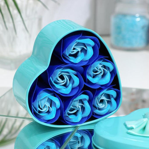 Мыльные розочки, трёхцветные, набор 6 шт. - SB BEAUTY фото 3