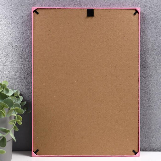 Фоторамка для фото 21×30 см Keep memories, Trinity, пластик, розовый, (пластиковый экран)