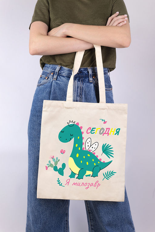 ФРЕЯ RWCB-016 Раскраска на сумке Милозавр 40 х 35 см .