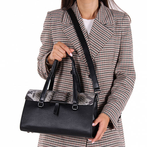 Сумка 593361-1 black Velina Fabbiana-Safenta