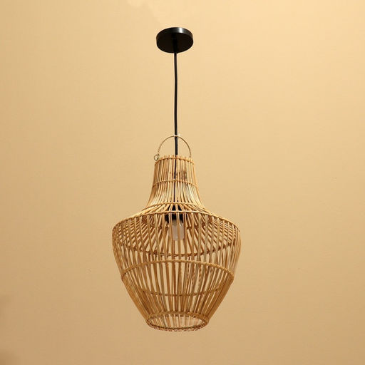 Светильник потолочный из ротанга «Рико», 1×120 Вт, Е27, 30×30×40 см