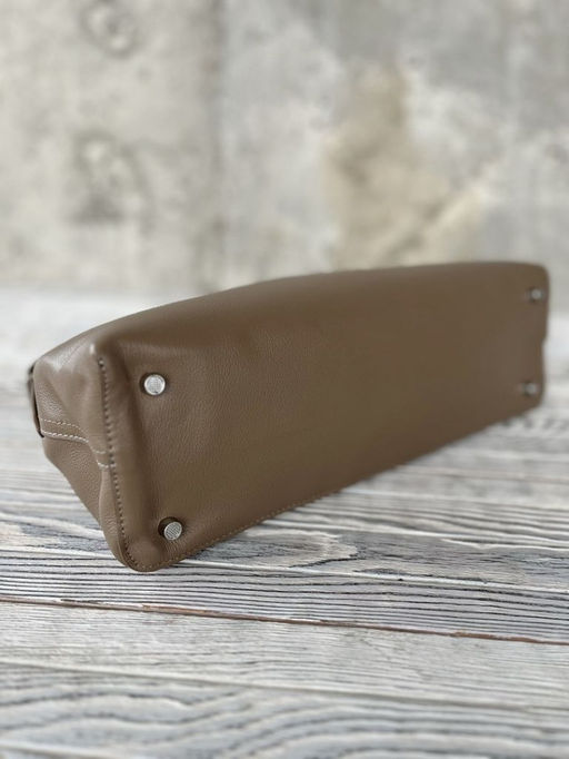 Женская кожаная сумка 8923 Хаки - Sergio valentini фото 7