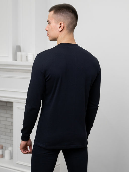 Лонгслив муж.арт.1103-2,темно-синий - Binita фото 7