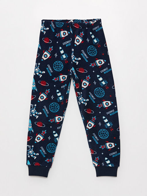 Beli Lastikli Desenli Polar Erkek ?ocuk Pijama Alt