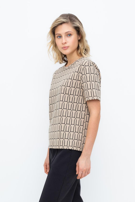 ЕВТ 3231/темно-бежевый,арка фуфайка жен