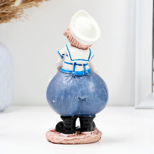Фигурка полистоун TAKE IT EASY «Мальчик моряк за штурвалом», 18×8×7 см