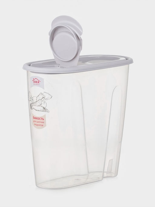 Ёмкость для хранения сыпучих продуктов IDEA, 1.5 л, пластик, МИКС