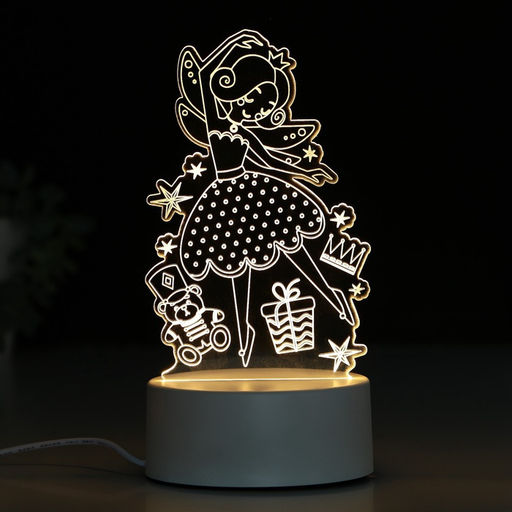 Светильник ночник Пусть сбываются мечты, 25?14 см, модель GBV-0121.