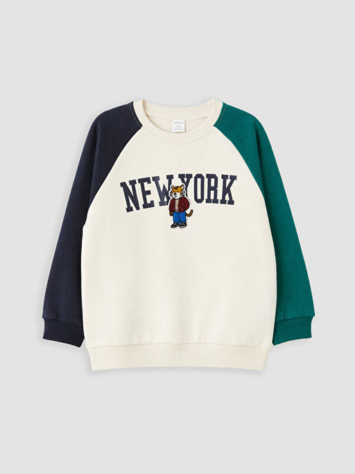 New York Bask?l? Erkek ?ocuk Sweatshirt
