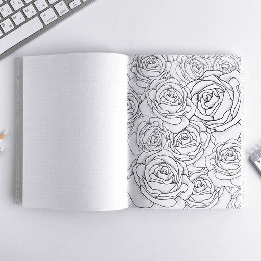 Ежедневник-смешбук с раскраской 365 творческий дней, А5 80 листов - Artfox фото 5