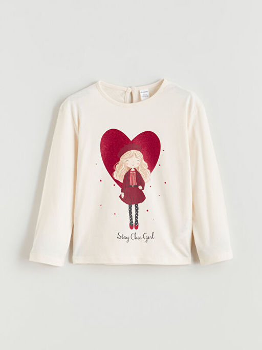 Bisiklet Yaka K?z ?ocuk Ti??rt 2li