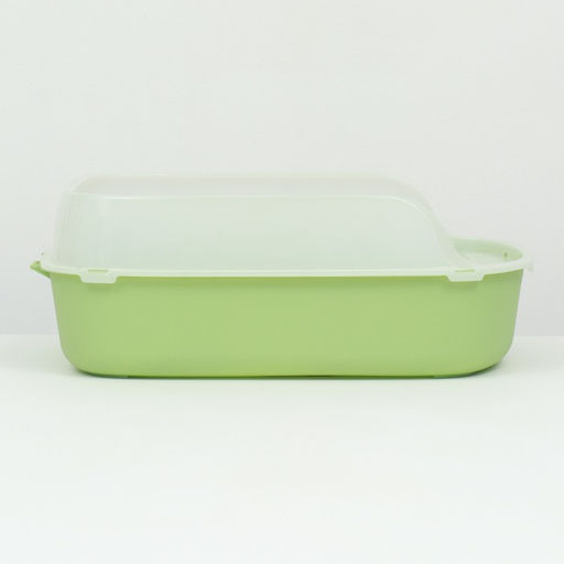 Туалет с бортом, 50×35×18 см, пластик, зелёный