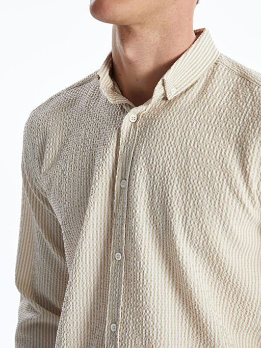 Slim Fit Uzun Kollu Erkek G?mlek