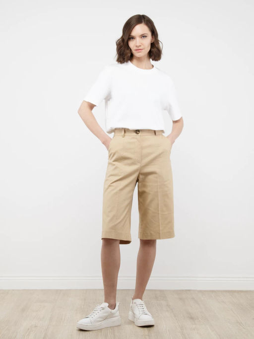 Шорты женские ZZ-WP030301-T3 beige - Eleganzza фото 3