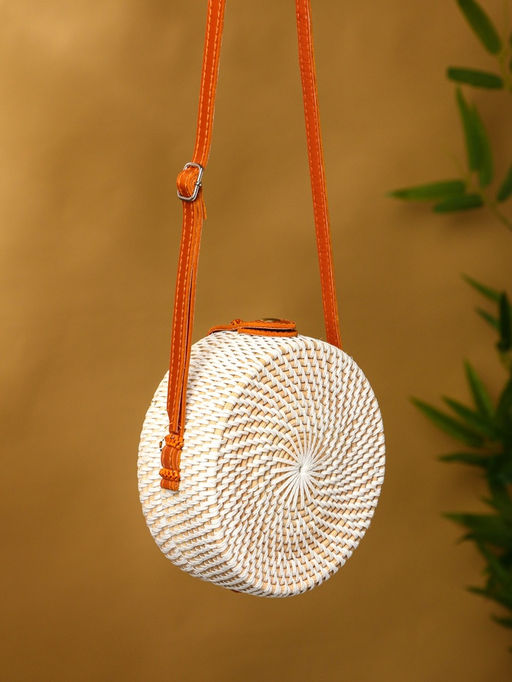 Сумка плетёная ротанг «Единорог», 15×6×60 см